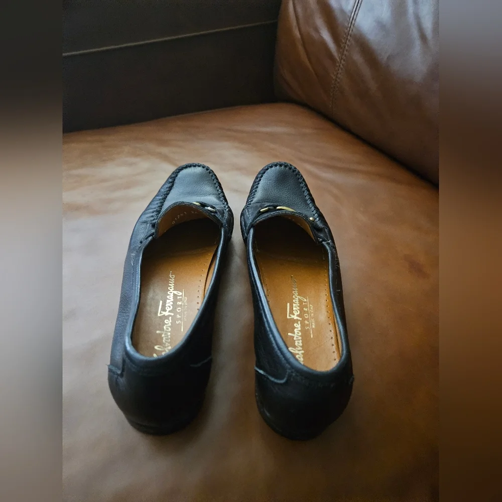 SALVATORE FERRAGAMO SPORT SLIP ON LOAFER SHOES SIZE 7AA Used